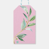 眠るコアラ赤ちゃんシャワーお願いギフトTa ギフトタグ (裏面)