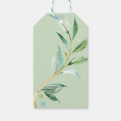 眠るコアラ赤ちゃんシャワーお願いギフトTa ギフトタグ (裏面)