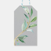 眠るコアラ赤ちゃんシャワーお願いギフトTa ギフトタグ (裏面)