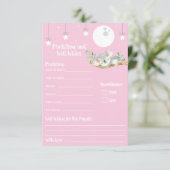 眠るコアラ赤ちゃんシャワーの予測と良い望み 招待状 (スタンド正面)