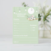 眠るコアラ赤ちゃんシャワーの予測と良い望み 招待状 (スタンド正面)