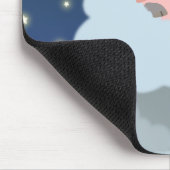 眠るコブタの漫画のmousepad マウスパッド (コーナー)