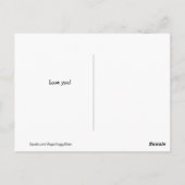 眠るゴールデンレトリバー美しいもの愛 ポストカード (裏面)