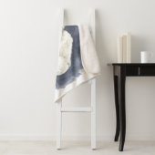 眠るシロクマ、水彩画 シェルパブランケット (インサイチュ)