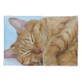 眠るジンジャーキャット 枕カバー (裏面)