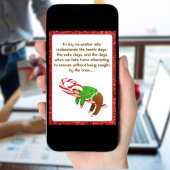 眠るスロスキャンディーケーンクリスマスの同僚 カード