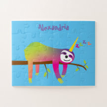 眠るスロスティコーンパーソナライズされた子供