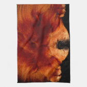 眠るチャウチャウクトクnm キッチンタオル (縦)