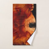 眠るチャウチャウバクナ バスタオルセット (ハンドタオル)