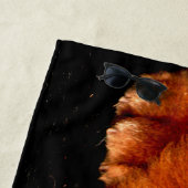 眠るチャウチャウバクnm ビーチタオル (インサイチュ)