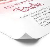 眠るテディベア雲に私の水がゲームを壊した ポスター (角)