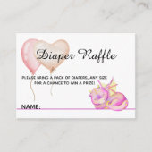 眠るドラゴンの夢 – 赤ちゃんシャワー囲い エンクロージャーカード (正面)