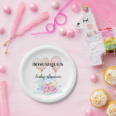 眠るドラゴンの夢 – 赤ちゃんシャワー ペーパープレート (パーティー)