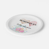 眠るドラゴンの夢 – 赤ちゃんシャワー ペーパープレート (アングル)