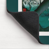 眠るドラゴンプラム亀戸広重ファインアート マウスパッド (コーナー)