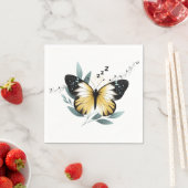 眠るナプタイムお洒落蝶 スタンダードカクテルナプキン (インサイチュ)