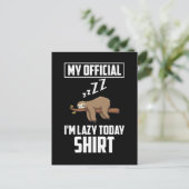 眠るナリラックスマケモノの現在の怠惰者 ポストカード (スタンド正面)