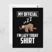 眠るナリラックスマケモノの現在の怠惰者 ポストカード (正面/裏面)