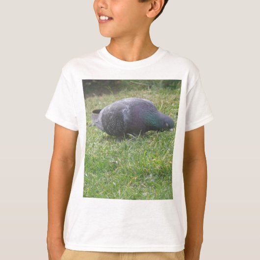 眠るハトの子供Tシャツ Tシャツ (正面)