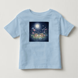 眠るハリネズミby Natasha Us トドラーTシャツ