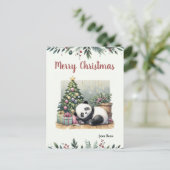 眠るパンダ シーズンポストカード (スタンド正面)