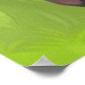 眠るパンダ ポスター (角)