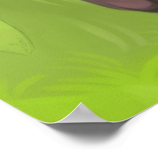 眠るパンダ ポスター (角)