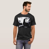 眠るパンダ Tシャツ (正面フル)