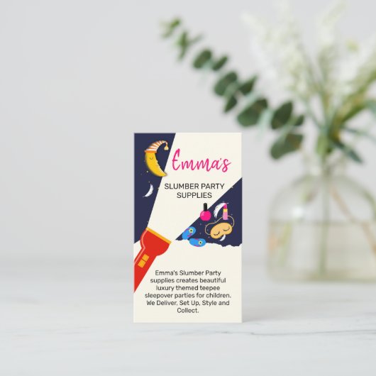 眠るパーティーティーピーが夜の夜の夜の夜の月を雇う 名刺 (スタンド正面)