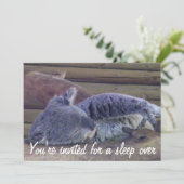 眠るパーティー/パーティー上の眠り_ 招待状 (スタンド正面)