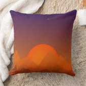 眠るヒルズサウスウェスト風景アートサンセット クッション (ブランケット)