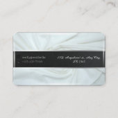 眠るビジネス柔らかく暖かい毛布 名刺 (裏面)