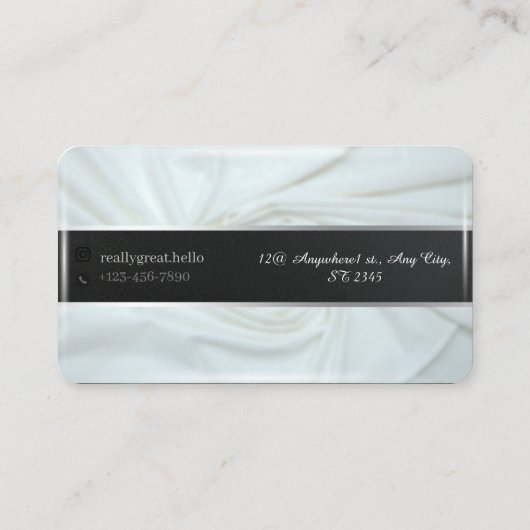 眠るビジネス柔らかく暖かい毛布 名刺 (裏面)