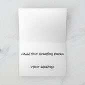 眠るブルドッグ カード (内部)