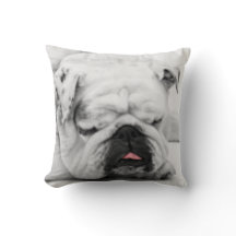 眠るブルドッグ