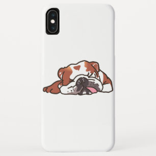 眠るブルドッグ iPhone XS MAXケース