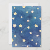 眠るベビーゾウきらびやかなスターシャワーボーイ サンキューカード (裏面)