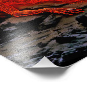 "眠るマグマ" – 火山女性ポートレート フォトプリント            (角)