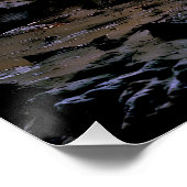 "眠るマグマ" – 火山女性ポートレート ポスター (コーナー)