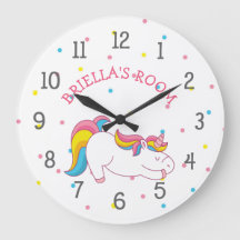 眠るユニコーンの寝室の時計の名前