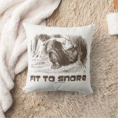 眠る不思議の国の赤い王のいびきに適する クッション (ブランケット)