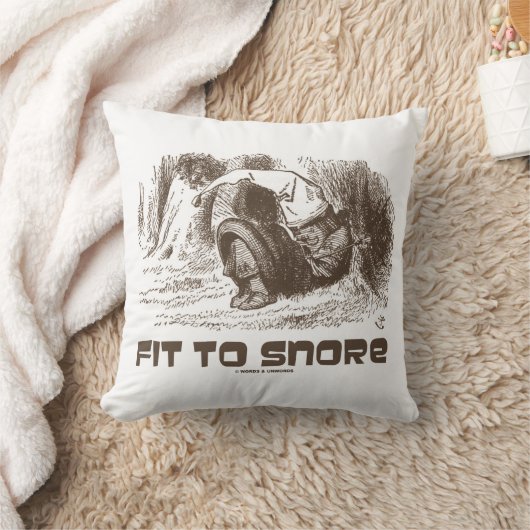 眠る不思議の国の赤い王のいびきに適する クッション (ブランケット)