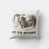 眠る不思議の国の赤い王のいびきに適する クッション (裏面)