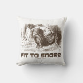 眠る不思議の国の赤い王のいびきに適する クッション (正面)