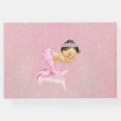 眠る人魚のベビーガールピンクのシェル真珠 ゲストブック (裏面)