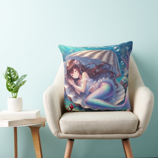 眠る人魚の角枕 クッション (椅子)