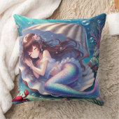 眠る人魚の角枕 クッション (ブランケット)