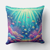 眠る人魚の角枕 クッション (裏面)