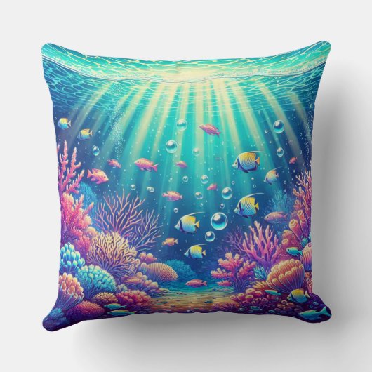 眠る人魚の角枕 クッション (裏面)