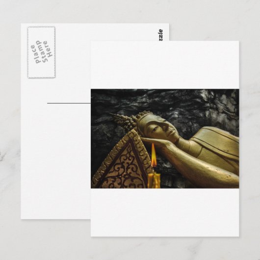 眠る仏 ポストカード (正面/裏面)